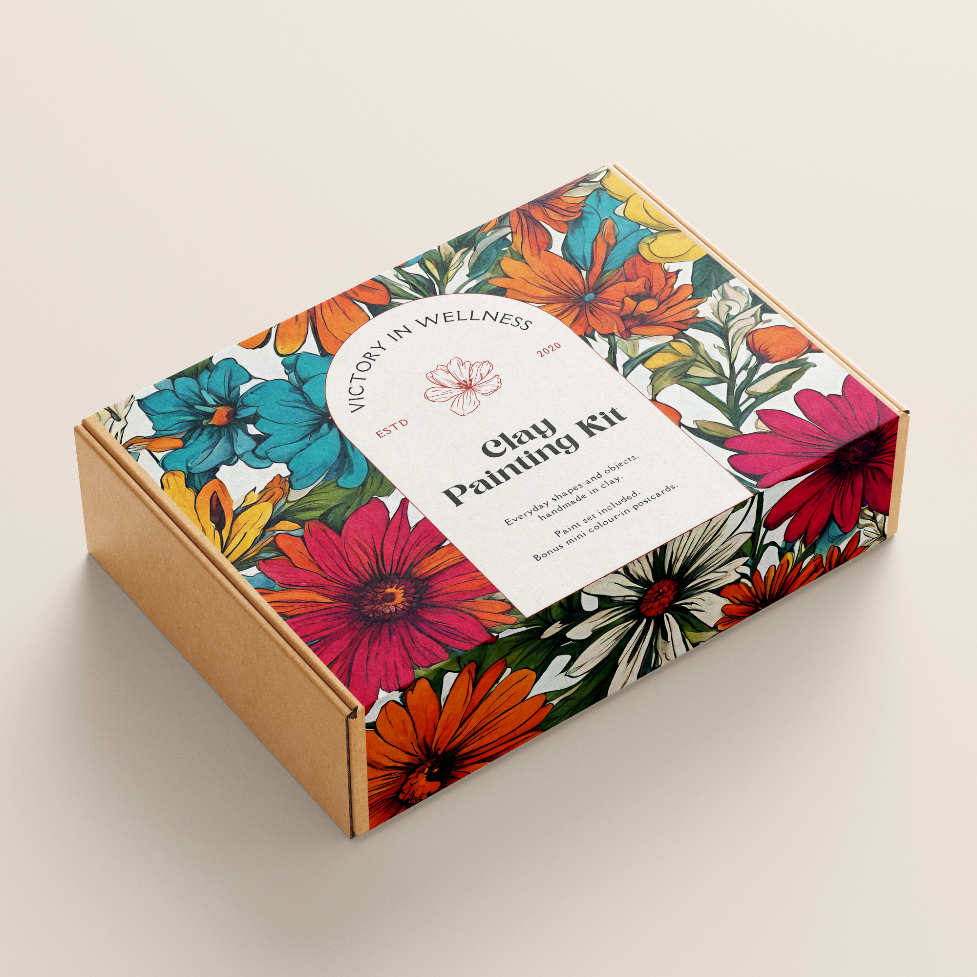 Flowers Paint by Numbers Kit, DIY Flower Painting, Easy-to-Follow Instructions, Beginners Friendly, Beautiful Flower Art, Complete Painting Set | by Victory In Wellness